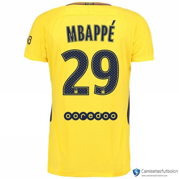 Camiseta Paris Saint Germain Segunda equipo Mbappe 2017-18